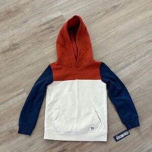 OshKosh B'gosh Boys Warm Hoodie (Red orange, blue, beige)
